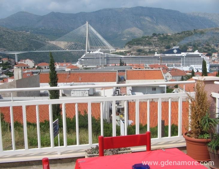 Pogled na brod i most